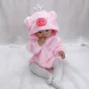 Младенческий детский костюм Ромпер зима рожден odyie одежда ROPA bebe мягкий зеленый кошка медведь милый фланель малыш наряд 0-3Y 211011