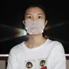 2020 Parlak Rhinestone İnci Yüz Maske Dekorasyonları Kadınlar için Bling Elastikiyeti Kristal Kapak Yüzü Takı Cosplay Dekor Partisi Hediye Q283K
