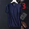 Sommer-Herren-T-Shirt aus nahtloser Eisseide, Gleitmaterial, halbärmelig, dünner Schnitt, kurzärmelig 210420