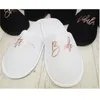 personalized slippers for bridesmaids