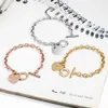 Women stainls steel bracelets PLEASE RETURN TO Heart gold sier OT chains Pulsera Fashion jewelry style13535566391057