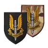 SAS Tactical Wojskowy Hook and Loop Fastener Patches Tkaniny Haft Armband Anglia Siły Powietrzne Pułk Naklejki Tkaniny Torba Wentylator Odznaka Kamuflażu