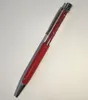 Ballpoint Pens 20 stcs/Lot luxe kristal geschenk pen hoogwaardige bal rollerball kantoor schoolbenodigdheden lasergrave logo g115