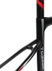 إطارات الدراجة Toseek Carbon Road Frame 700C 44/49/52/54/56/58 MM Triathlon مع أجزاء شوكة ومقعد