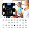 Smart Body Fat Scale Connection Bluetooth Elektronik Viktskala Kroppskomposition Analyer Bascula Digital Badrum Golvskala H1229 H12