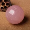 Esfera de cristal de quartzo rosa natural 20-30mm, esfera de cura para decoração de casa, pedra de quartzo rosa natural, frete grátis