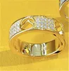 Luxury Women Designer Ring Jewerly Fashion Casual Couple High Quality Brand F Classic Gold Silver Letters Mens Diamnond Rings For 314U