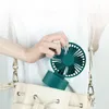 2021 Mini USB charging fans mute desktop small fan multi-function 3 colors 1200 mah silent rechargeable