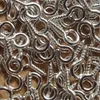 Mini Screw Eye Pins Jewelry Making Alloy Beads Threaded Hooks Eyelets Clasps Findings for Bracelet DIY Earrings