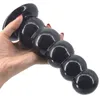 NXY Giocattoli del sesso anale Big Five Beads Dildo anali Ventosa Butt Plug Massaggiatore Palla Plug anali Giocattoli per donne Uomini Adulti Prodotti Big Butt Girl Sex 1123