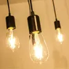 Retro Edison Bulb Light żyrandol Loft 5/6/8 Regulowany DIY E27 Lampa sufitowa kawiarnia kawiarnia salon Lampy wisiorki