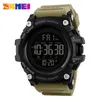 Skmei мужские спортивные часы мода цифровые мужские часы водонепроницаемый обратный отсчет Двойные временные наручные часы Relogio Masculino 210407