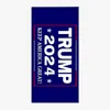 Trump 2024 carré serviette de plage lit double face velours séchage rapide simple face impression châle serviettes de bain FHL436-WLL