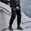 Singleroad Mens Cargo Pants Fashion Black Baggy Joggers Techwear Hip Hop Japanska Streetwear Byxor för 210715