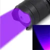 365nm 395nm البسيطة المحمولة uv sk68 الشعلة زوم زوم الصمام البول البنفسجي مضيا blacklight فائقة الأرجواني الكاشف البقع مصابيح IVIOT 495 X2