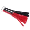 3Colors Short PU Leather Horse Whips With Tassel Spanking Paddle Scattered Whip Knout Flirting Sex Toys For SM Adult Games Erotic Accessories
