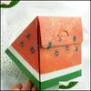 Gift Wrap Event & Party Supplies Festive Home Garden 10Pcs Candy Case Portable Watermelon Shaped Eco Friendly Biscuits Wedding Cake Mousse C