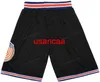 Space Jam Basketball Shorts Tune Squad Men's All Stitched Black Black