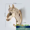 Novo animal em forma de ganchos de veado de veado rinoceronte cavalo girafa elefante cabeça cabide casaco para chapéu gancho titular home decor