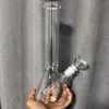 9 inch heldere glazen waterpijp shisha water rokende pijpen bubbler met ijsvanger glazen bong 14mm vrouwelijke kom en downstem
