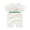 赤ちゃんのロンパース男の子の女の子子供夏の高品質半袖の綿の服1-2歳の新生児デザイナージャンプスーツ