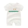 baby Rompers boy girl kids summer high quality short-sleeved cotton clothes 1-2 years old newborn Designer Jumpsuits