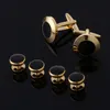 6 Pcs Men's Tuxedo Cufflinks Formal Costume Shirt Studs Cuff Links Set Steady