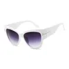 Zonnebril Mode Merk Designer Cat Eye Women Vrouwelijke Gradiënt Punten Zonnebril Oculos Feminino de Sol UV400