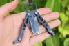 1Pcs High Quality Butterfly Knives 440C Black Oxide Blade Stainless Steel Handle EDC Pocket Knife Outdoor Camping Hiking Bottle Opener With Retail Box