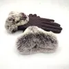 Fingerless Gloves Genuine Sheepskin Women's Winter Fur Warm Real Fashion High Quality Velvet Windproof