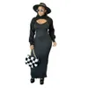 12 couleurs Sexy sans manches femmes longue Maxi robe mode été couleur unie maigre extensible moulante crayon robes Clubwear grande taille