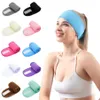 Adjustable Wide Hairband Yoga Spa Bath Shower Makeup Wash Face Cosmetic Headband For Women Ladies Make Up Accessories 10 Colors