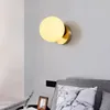 LED Glasboll Sovrum Bedside Vägglampa Brass / Svart Modern Vardagsrum Korridor Studie Bakgrund Vägggång Taklampor