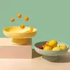 Nordic PP Meyve Depolama Raf Çıkarılabilir Snack Tepsi Süzgeç Sepeti Şeker Plaka Ev Organizatör Sebze Kurabiyeleri için Ev Organizatör Mutfak Aracı 211110