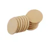 30pc 37mm Oavslutade träskivor Mynt Cirkel Beech Round Smooth Trä Kan Anpassade Trä Blanketter Baby Teether Barnkläder Leksaker 113 B3