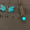 Lesezeichen Leuchtende Libelle Stern Mond Personalisierte Antike Silberlegierung Fluoreszierender Schmuck DIY Scrapbook Lesezeichen Seitenordner