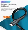 2.4A Smart Power-Off Data Cable Fast Charge Protection Mobile Telefonsladd för Android Micro USB Typ C-kabel Full Automatisk kraft Hög kvalitet