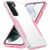 För iPhone 13 Pro Max Mini Hybrid Telefonväskor för Samsung Galaxy S22 + S22 Ultra A33 5G A73 A53 A51 M40S S20 Fe A71 Armor med Oppväskor C