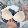 Bustini Corsetti Lingerie sexy stile francese per donne Ragazze Canottiere semplici di moda Reggiseno senza schienale regolabile in pizzo di bellezza