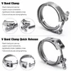 PQY - 3" NORMAL OR QUICK RELEASE V Band CLAMP STAINLESS STEEL 304 TURBO/INTERCOOLER/DOWNPIPE/DOWN PIPE/HOSE PQY-VCN3/VCQ3
