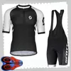 Scott equipe ciclismo mangas curtas jersey (babador) conjuntos de calções homens verão respirável estrada roupas de bicicleta MTB roupas de bicicleta esportes uniformes y21041499