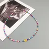 Choker chokers modny ręcznie robiony majsterkowicz bead z koralika alfabet naszyjnik