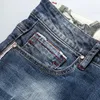 Pantaloncini da uomo Jeans corti elasticizzati estivi Moda Casual Slim Fit Abbigliamento da uomo in denim elastico di alta qualità