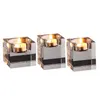 clear tealight candle holders