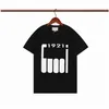 2023 Newg Summer Fashion Mens Projektanci damski Black1921 T koszule dla męskich dłoni bluzki luksusowe litera haft tshirts odzież krótka