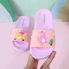 Pantofole per bambini estivi per ragazzi ragazze pantofole Dinosaur PVC infradito Baby Sandali da spiaggia antiscivolo Bambini Home Bathroom 211119