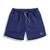 Bolubao Casual Mannen Shorts Zomer Heren Solid Color Drawstring Shorts Homme Polyester Bermuda Shorts Merk Kleding 210518