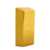 Gold Bar Plastic Golden Home Decor Form