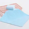 25 * 25 cm Hushållsmikrofiber absorberande ansikte Tvätthandduk Spädbarn Kindergarten förtjockad präglad tecknadbjörntryckt barns handdukar