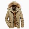 Piumino da uomo Parka da uomo invernale con cappuccio giacca maschile cappotto collo di pelliccia moda addensare giacche calde casual di alta qualità di grandi dimensioni 7XL Kare22